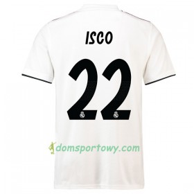 Koszulka Real Madryt Isco 22 Domowe Koszulki Piłkarskie 2018-2019 Krótki Rękaw